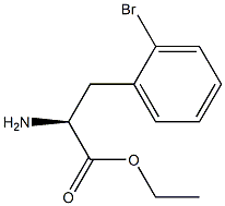 2-bromo-L-Phenylalanine, ethyl ester 구조식 이미지