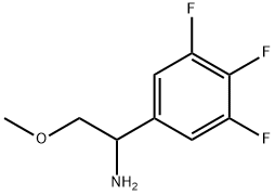 2-METHOXY-1-(3,4,5-TRIFLUOROPHENYL)ETHAN-1-AMINE 구조식 이미지