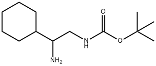 tert-butyl N-(2-amino-2-cyclohexylethyl)carbamate 구조식 이미지