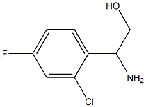 2-AMINO-2-(2-CHLORO-4-FLUOROPHENYL)ETHAN-1-OL 구조식 이미지