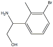 2-AMINO-2-(3-BROMO-2-METHYLPHENYL)ETHAN-1-OL Structure