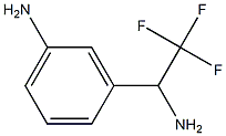 3-(1-AMINO-2,2,2-TRIFLUOROETHYL)ANILINE 구조식 이미지