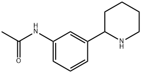 N-(3-(PIPERIDIN-2-YL)PHENYL)ACETAMIDE 구조식 이미지