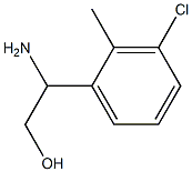 2-AMINO-2-(3-CHLORO-2-METHYLPHENYL)ETHAN-1-OL Structure
