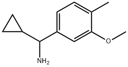 CYCLOPROPYL(3-METHOXY-4-METHYLPHENYL)METHANAMINE Structure