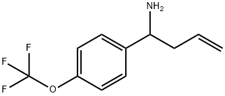 1-[4-(TRIFLUOROMETHOXY)PHENYL]BUT-3-ENYLAMINE Structure