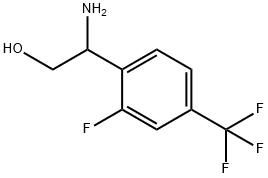 2-AMINO-2-[2-FLUORO-4-(TRIFLUOROMETHYL)PHENYL]ETHAN-1-OL Structure