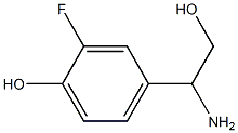 4-(1-AMINO-2-HYDROXYETHYL)-2-FLUOROPHENOL Structure