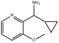 cyclopropyl(3-methoxypyridin-2-yl)methanamine Structure