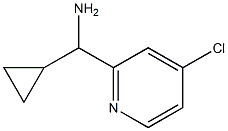(4-chloropyridin-2-yl)(cyclopropyl)methanamine 구조식 이미지