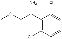 1-(2,6-DICHLOROPHENYL)-2-METHOXYETHAN-1-AMINE 구조식 이미지