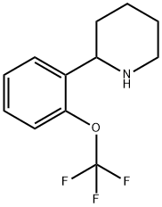 2-(2-(trifluoromethoxy)phenyl)piperidine Structure