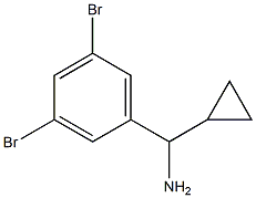 CYCLOPROPYL(3,5-DIBROMOPHENYL)METHANAMINE Structure