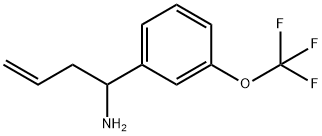 1-[3-(TRIFLUOROMETHOXY)PHENYL]BUT-3-ENYLAMINE Structure