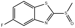 5-Fluoro-2-(methylsulfinyl)benzo[d]thiazole Structure