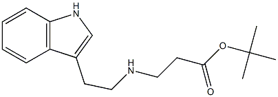 tert-butyl 3-{[2-(1H-indol-3-yl)ethyl]amino}propanoate Structure