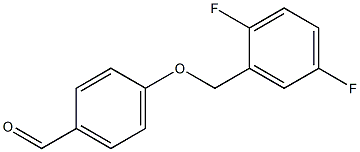 4-[(2,5-difluorophenyl)methoxy]benzaldehyde 구조식 이미지