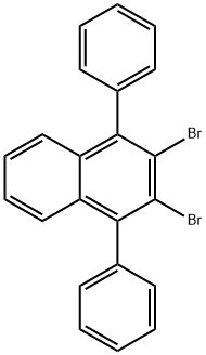 2,3-DIBROMO-1,4-DIPHENYLNAPHTHALENE 구조식 이미지