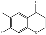 7-FLUORO-6-METHYL-3,4-DIHYDRO-2H-1-BENZOPYRAN-4-ONE Structure