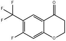 7-FLUORO-6-(TRIFLUOROMETHYL)CHROMAN-4-ONE 구조식 이미지