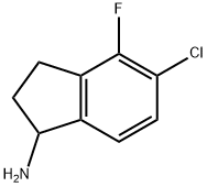 5-Chloro-4-fluoro-indan-1-ylamine Structure