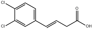 3-Butenoic acid, 4-(3,4-dichlorophenyl)-, (E)- 구조식 이미지