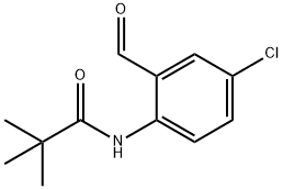 N-(4-chloro-2-formylphenyl)-2,2-dimethylpropionamide Structure