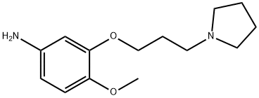1275728-83-0 Benzenamine, 4-methoxy-3-[3-(1-pyrrolidinyl)propoxy]-