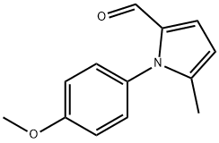 1-(4-methoxyphenyl)-5-methylpyrrole-2-carbaldehyde 구조식 이미지