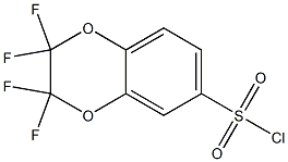 2,2,3,3-Tetrafluoro-2,3-dihydro-benzo[1,4]dioxine-6-sulfonyl chloride Structure