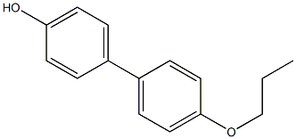 [1,1'-Biphenyl]-4-ol, 4'-propoxy- Structure