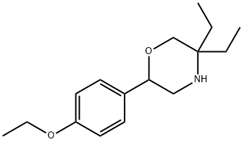 2-(4-ethoxyphenyl)-5,5-diethylmorpholine Structure