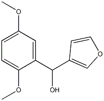 (2,5-DIMETHOXYPHENYL)(FURAN-3-YL)METHANOL 구조식 이미지