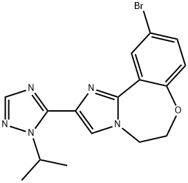 13-bromo-4-[1-(propan-2-yl)-1H-1,2,4-triazol-5-yl]-9-oxa-3,6-diazatricyclo[8.4.0.02,6]tetradeca1(14),2,4,10,12-pentaene Structure