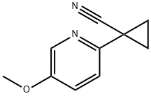 1-(5-METHOXYPYRIDIN-2-YL)CYCLOPROPANECARBONITRILE 구조식 이미지