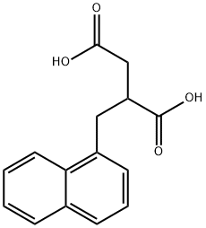 2-(naphthalen-1-ylmethyl)succinic acid 구조식 이미지