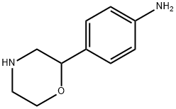 4-(morpholin-2-yl)benzenamine Structure