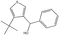 (4-(TERT-BUTYL)THIOPHEN-3-YL)(PHENYL)METHANOL 구조식 이미지