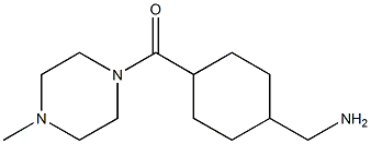 [4-(aminomethyl)cyclohexyl]-(4-methylpiperazin-1-yl)methanone Structure