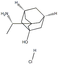 (1s,3r,5R,7S)-3-(1-aminoethyl)adamantan-1-ol hydrochloride 구조식 이미지