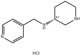 (R)-N-(Pyridin-4-ylmethyl)piperidin-3-amine trihydrochloride Structure