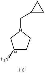 (S)-1-(Cyclopropylmethyl)pyrrolidin-3-amine dihydrochloride Structure