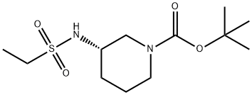 (S)-tert-Butyl 3-(ethylsulfonamido)piperidine-1-carboxylate Structure