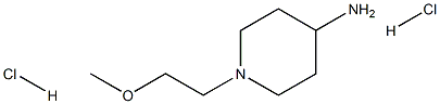 1-(2-Methoxyethyl)piperidin-4-amine dihydrochloride 구조식 이미지