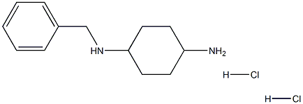 (1R*,4R*)-N1-Benzylcyclohexane-1,4-diamine dihydrochloride 구조식 이미지