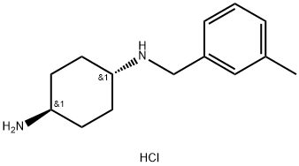 (1R*,4R*)-N1-(3-Methylbenzyl)cyclohexane-1,4-diamine dihydrochloride 구조식 이미지