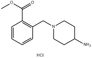 Methyl 2-[(4-aminopiperidin-1-yl)methyl]benzoate dihydrochloride Structure
