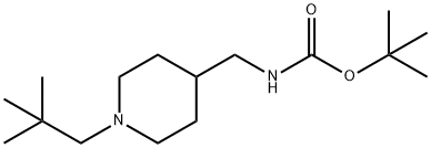 tert-Butyl [(1-neopentylpiperidin-4-yl)methyl]carbamate Structure