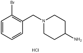 1-(2-Bromobenzyl)piperidin-4-amine dihydrochloride Structure