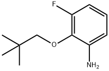 3-Fluoro-2-(neopentyloxy)aniline Structure